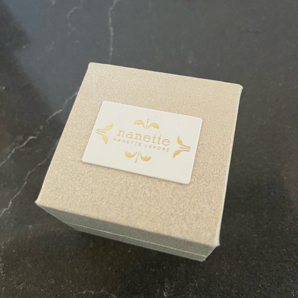 Cubic zirconia double loop huggie earrings - Picture 3 of 4